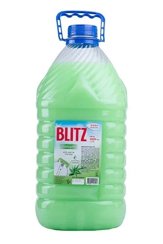 Засіб для миття посуду BLITZ Бальзам Алоє 5 л ПЕТ пляшка (210000344)