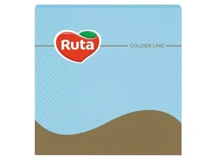 Серветки блакитні Ruta 33х33см 3-х шарові 20 шт/уп (892717)