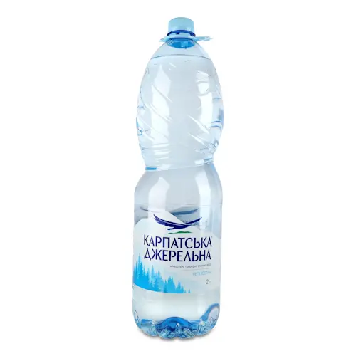 Вода мініральна Карпатська Джерельна негазована ПЕТ пляшка 2л (240202)