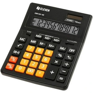 Калькулятор офісний Eleven  CDB-1201BK-OR 12-и розрядний 155х205х35 мм (CDB-1201BK-OR)