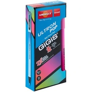 Ручка кулькова Unimax Ultron POP 2х чорнило синє 0.7 мм пластик (UX-152). Фото 3
