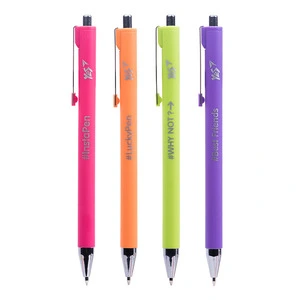 Ручка кульково масляна автоматична YES Lucky Pen синє 0.7 мм (411967)