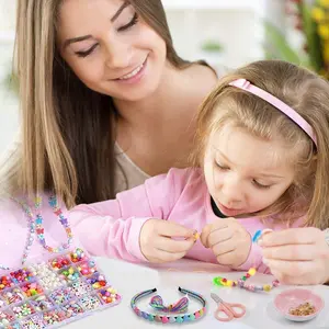 Набір для творчості дитячий DIY для рукоділля Urbankit Beads Set 700+ (MUSH4V). Фото 3