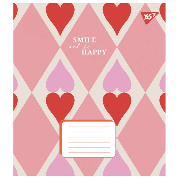 Зошит шкільний 1 Вересня Yes Smile and be happy А5 24 арк. лінія м'яка політурка (767317). Фото 2