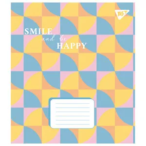 Зошит шкільний 1 Вересня Yes Smile and be happy А5 24 арк. лінія м'яка політурка (767317)