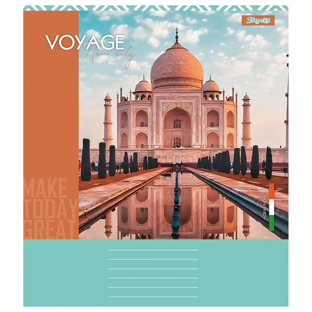 Зошит шкільний 1 Вересня New city voyage А5 36 арк. клітинка м'яка політурка (767329). Фото 3