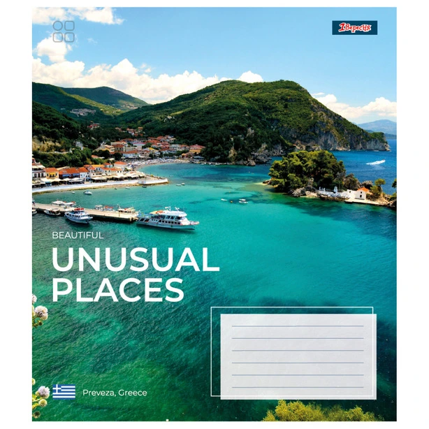 Зошит шкільний 1 Вересня Unusual places А5 48 арк. клітинка м'яка політурка (767369). Фото 5