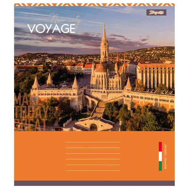 Зошит шкільний 1 Вересня New city voyage А5 96 арк. клітинка м'яка політурка  (767414). Фото 5
