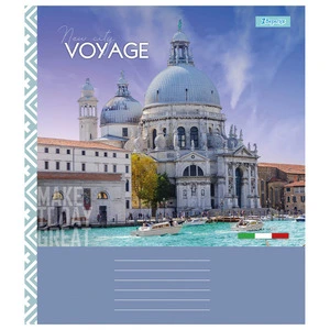 Зошит шкільний 1 Вересня New city voyage А5 96 арк. клітинка м'яка політурка  (767414)