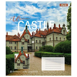 Зошит шкільний 1 Вересня Ukrainian castle А5 96 арк. клітинка м'яка політурка (767415). Фото 3