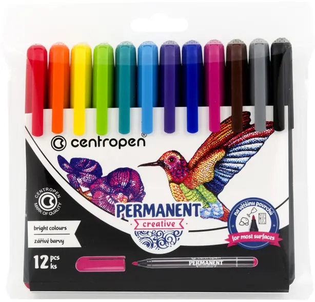 Набір маркерів Centropen Permanent Creative  2896 набір 12 шт (2896/12)