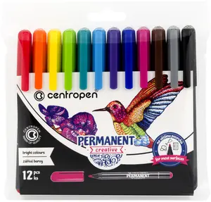Набір маркерів Centropen Permanent Creative  2896 набір 12 шт (2896/12)