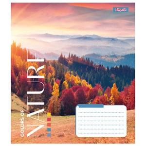 Зошит шкільний 1 Вересня 1Вересня Colors of nature  А5 24 арк. клітинка м'яка політурка (767275)