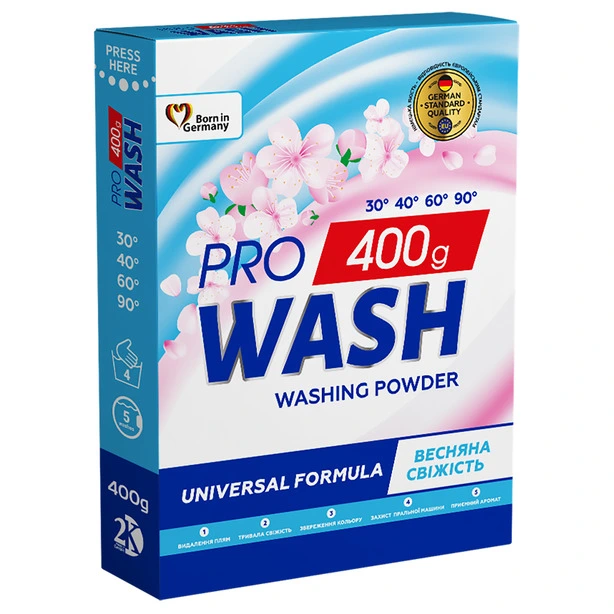 Пральний порошок  ProWash Весняна свіжість 400г (96143976)