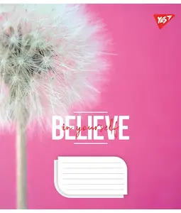 Зошит шкільний YES The belive in yourself А5 18 арк. клітинка м'яка політурка (766966). Фото 4
