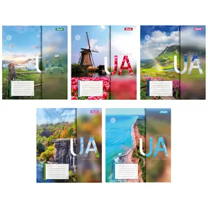 Зошит шкільний 1 Вересня The beauty of UA  А5 48 арк. лінійка м'яка політурка (767119)