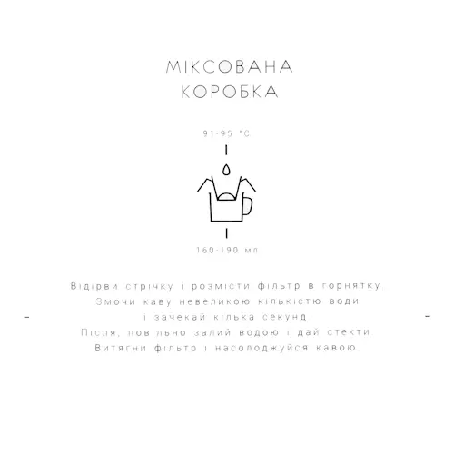 Кава мелена Drip Coffe Bag 10 г х 8 шт Світ Кави (000147). Фото 2