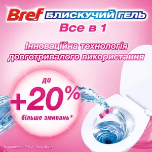 Кульки Bref Блискучий гель Весняний дощ Тріопак 3шт х 42г (1821671). Фото 3