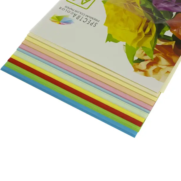 Набір кольорового паперу Spectra Color Rainbow Pack  IT 85 B А4 80г/м2 10х10х100арк.супер мікс  (16.4243). Фото 3
