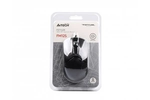 Комп'ютерна миша дротова A4Tech Fstyler FM12S безшумна Black (FM12S ). Фото 6