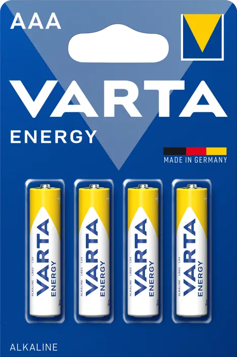 Батарейки Varta Energy  LR03/ААA  1.5 V/1500 mAh. alkaline 4шт/уп (626412)