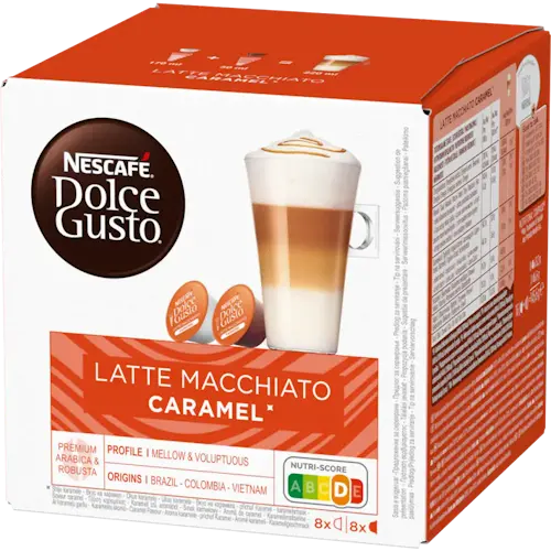 Кава в капсулах Nescafe Dolce Gusto Latte Macchiato Caramel 145,6 г 16 шт (788228)