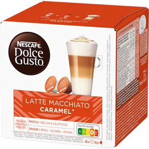 Кава в капсулах Nescafe Dolce Gusto Latte Macchiato Caramel 145,6 г 16 шт (788228)