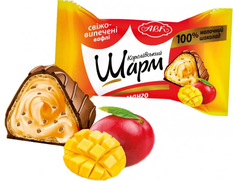 Цукерки АВК Королівський шарм зі смаком манго вагові (809226)