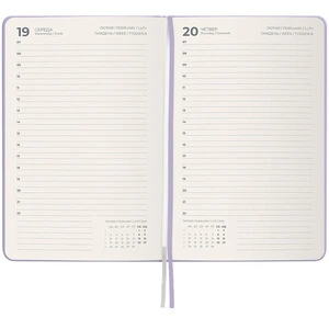 Щоденник датований Partner Mellow А5 145х210мм Driam diary фіолетовий (8823-25-02-A). Фото 4