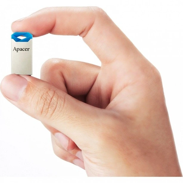 Флеш накопичувач 32GB USB АН111silverblu  Apacer (AP32GAH111U-1)