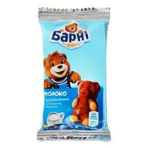Бісквіт Барні з молочною начинкою 150гр (51812). Фото 2