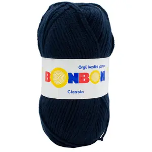 Пряжа Bonbon 100гр/200м темно-синій  (98207)