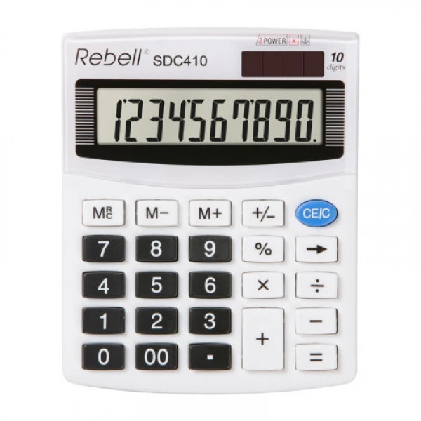 Калькулятор настільний  Rabell SDC-410BX 10 розрядний з акриловим захистом (SDC410BX)