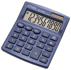 Калькулятор настільний компактний Citizen SDC-810NRNVE10-розрядний  синій (SDC-810NRNVE)