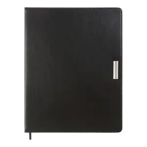Щоденник датований SALERNO  A4 штучна шкіра чорний (BM.2781-01)