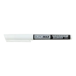 Маркер воостійкий Buromax білий 1-2 мм круглий (BM.8708-12). Фото 3