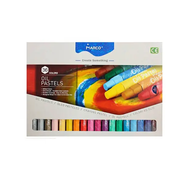 Олівці воскові Marco Create Something 36 кольорів  (4800-36)