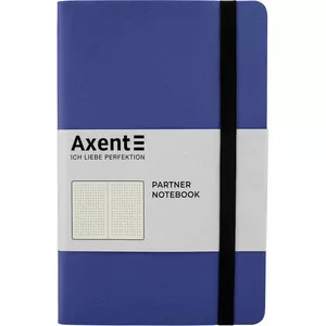 Зошит офісний Axent Partner Soft 125х195 96 арк. крапка тверда палітурка темно-синя (8312-02-A)