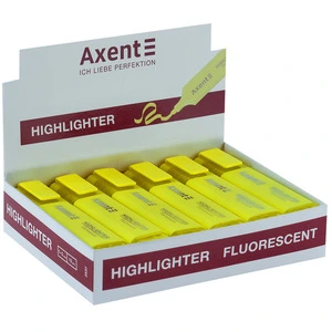 Маркер текстовий Axent Highlighter жовтий 1-5 мм клиноподібний (2537-08-A). Фото 2