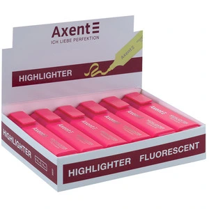 Маркер текстовий Axent Highlighter рожевий 1-5 мм клиноподібний (2537-10-A). Фото 2