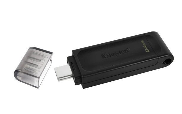 Флеш накопичувач Kingston 64GB USB 3.2 Black (306907). Фото 3