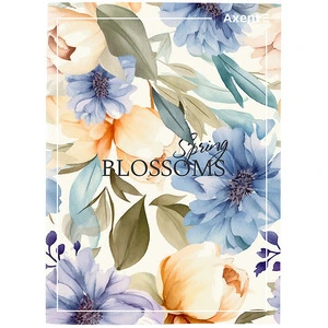 Зошит для записів Axent  А4 96 арк клітинка Spring Blossoms (4782-5-A)