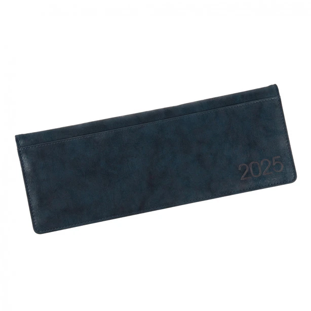 Планінг датований Leo Planner Case 34,5 х 12,5см 128 арк.темно-синій екошкіра (252565)
