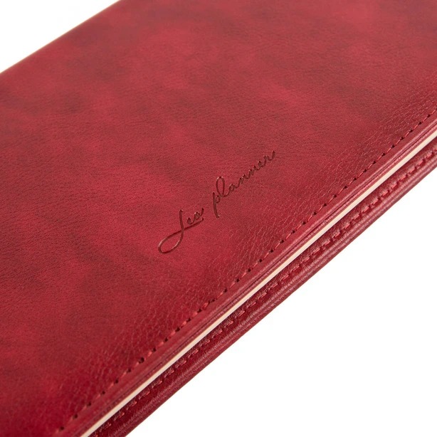 Планінг датований Leo Planner Persona 34,5 х 12,5см 128 арк бордовий екошкіра (252567). Фото 7