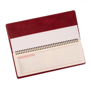 Планінг датований Leo Planner Persona 34,5 х 12,5см 128 арк бордовий екошкіра (252567). Фото 3