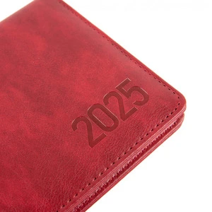 Планінг датований Leo Planner Persona 34,5 х 12,5см 128 арк бордовий екошкіра (252567). Фото 2