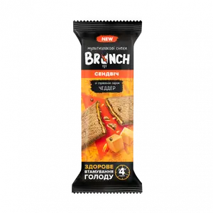 Мультизлакові снеки Brunch сендвіч з сиром чедер 47г (804535)