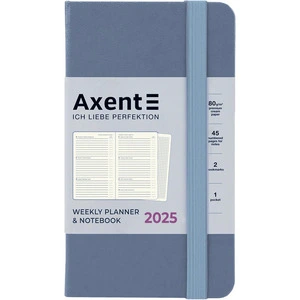 Щотижневик датований Axent Pocket Strong 90*150 сірий (8508-25-62-A). Фото 2