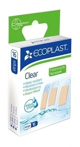 Набір пластирів 72х19мм, 72х38мм, 38х38мм Ecoplast 16шт (51328816)