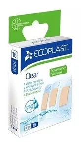 Набір пластирів 72х19мм, 72х38мм, 38х38мм Ecoplast 16шт (51328816)